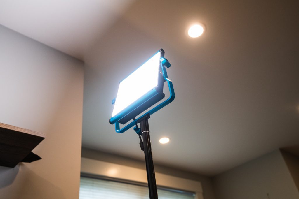 photo of lighting stand